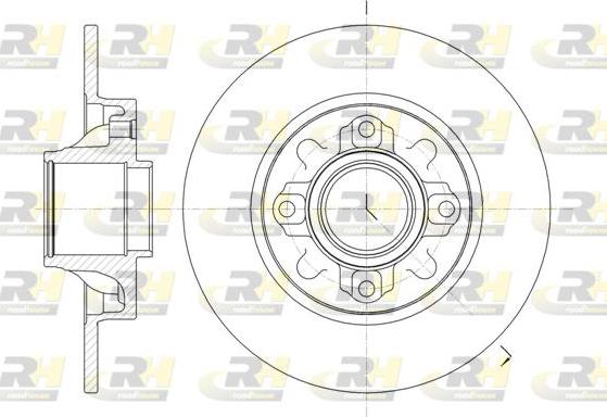 Roadhouse 61060.00 - Спирачен диск vvparts.bg