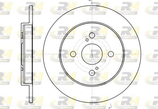 Roadhouse 61004.00 - Спирачен диск vvparts.bg