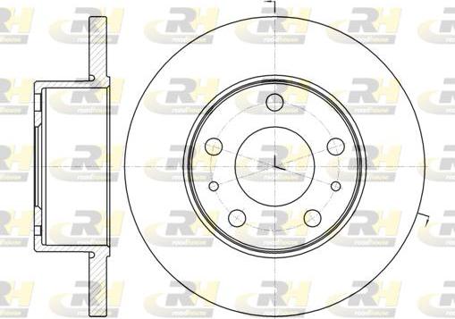 Roadhouse 61008.00 - Спирачен диск vvparts.bg