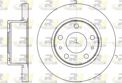 Roadhouse 61007.00 - Спирачен диск vvparts.bg