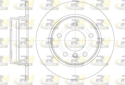 Roadhouse 61013.00 - Спирачен диск vvparts.bg