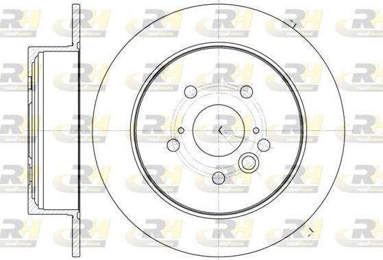 Roadhouse 61089.00 - Спирачен диск vvparts.bg