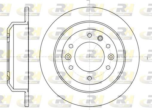 Roadhouse 61027.00 - Спирачен диск vvparts.bg