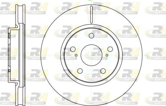 Roadhouse 61076.10 - Спирачен диск vvparts.bg