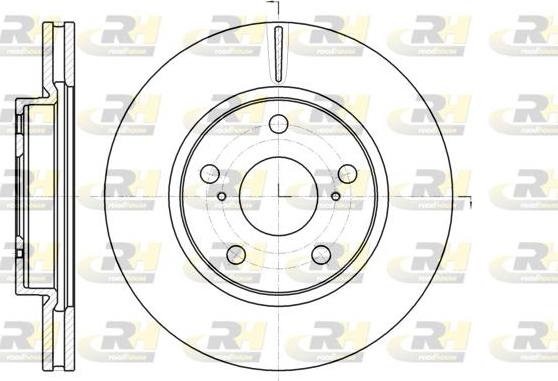 Roadhouse 61077.10 - Спирачен диск vvparts.bg