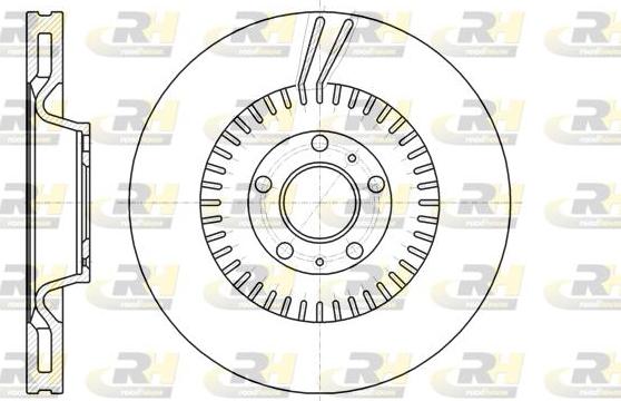 Roadhouse 61154.10 - Спирачен диск vvparts.bg