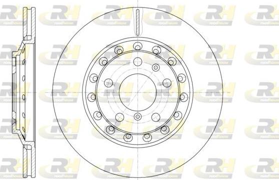 Roadhouse 61155.10 - Спирачен диск vvparts.bg