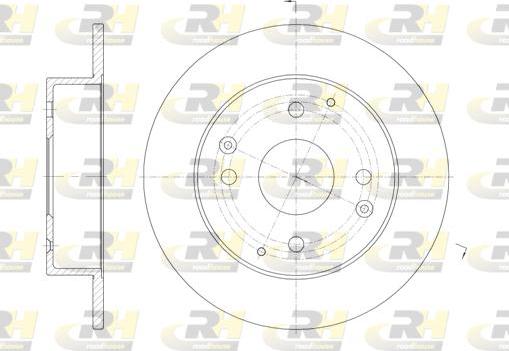 Roadhouse 61156.00 - Спирачен диск vvparts.bg