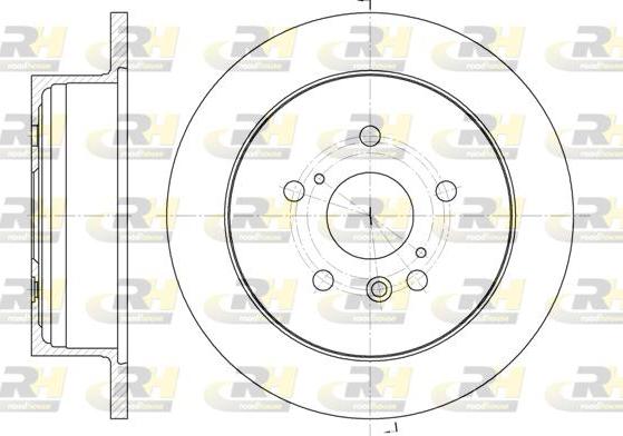 Roadhouse 61158.00 - Спирачен диск vvparts.bg