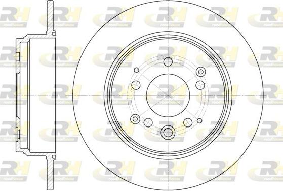 Roadhouse 61157.00 - Спирачен диск vvparts.bg