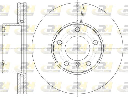 Roadhouse 61161.10 - Спирачен диск vvparts.bg