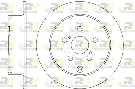 Roadhouse 61168.00 - Спирачен диск vvparts.bg