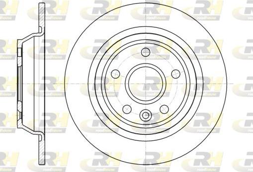Roadhouse 61167.00 - Спирачен диск vvparts.bg