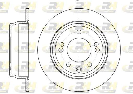 Roadhouse 61105.00 - Спирачен диск vvparts.bg