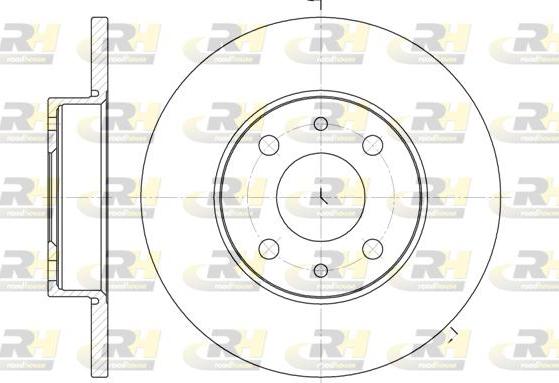 Roadhouse 6110.01 - Спирачен диск vvparts.bg