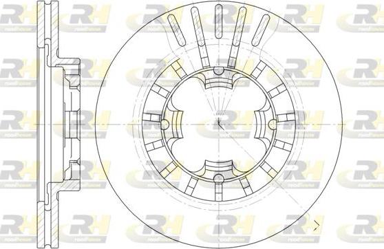 Roadhouse 61108.10 - Спирачен диск vvparts.bg