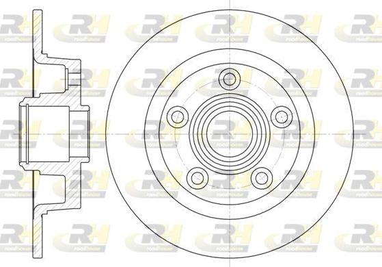 Roadhouse 61114.00 - Спирачен диск vvparts.bg