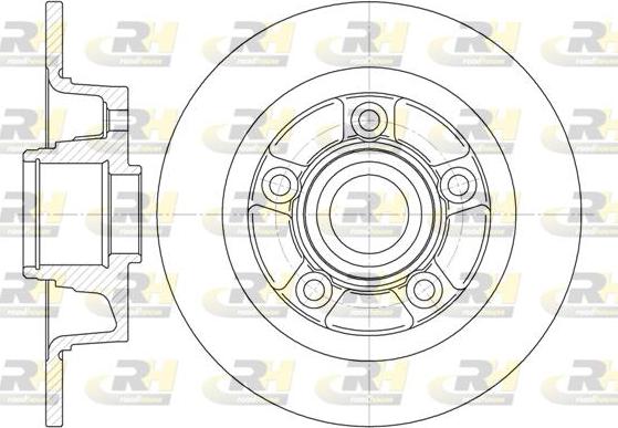 Roadhouse 61115.00 - Спирачен диск vvparts.bg