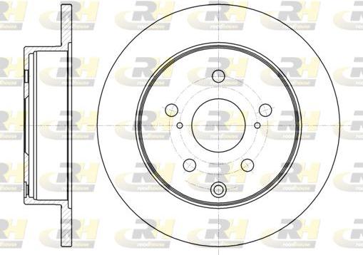 Roadhouse 61188.00 - Спирачен диск vvparts.bg