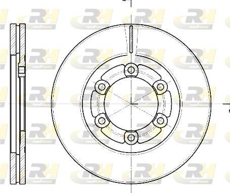 Roadhouse 61139.10 - Спирачен диск vvparts.bg