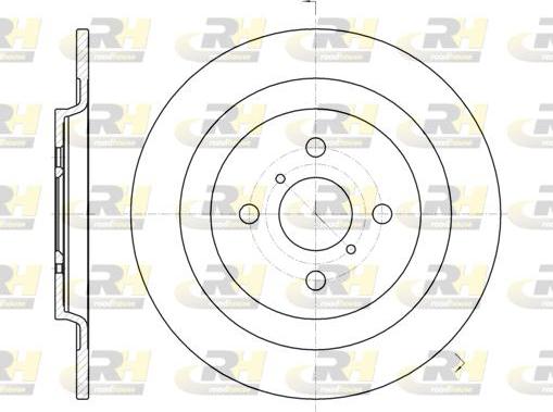 Roadhouse 61173.00 - Спирачен диск vvparts.bg