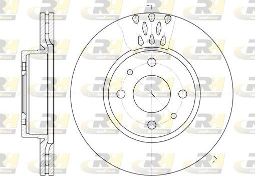 Roadhouse 6186.10 - Спирачен диск vvparts.bg