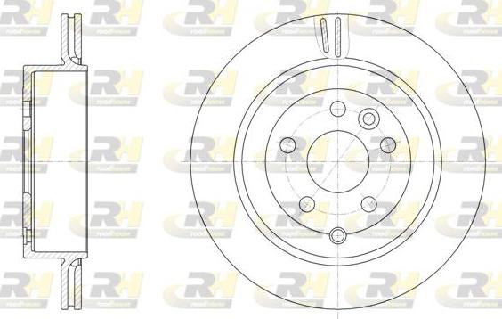 Roadhouse 61868.10 - Спирачен диск vvparts.bg