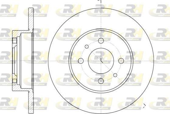 Roadhouse 6180.00 - Спирачен диск vvparts.bg