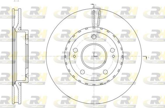 Roadhouse 61801.10 - Спирачен диск vvparts.bg