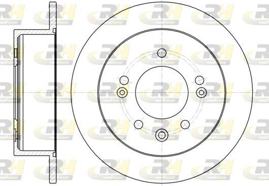 Roadhouse 61802.00 - Спирачен диск vvparts.bg