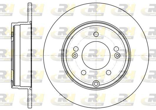 Roadhouse 61884.00 - Спирачен диск vvparts.bg