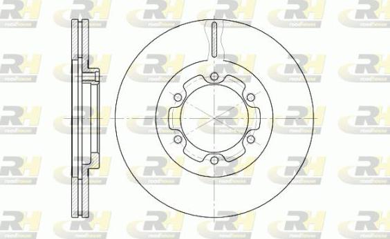 Roadhouse 6188.10 - Спирачен диск vvparts.bg