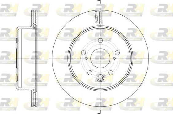 Roadhouse 61876.10 - Спирачен диск vvparts.bg