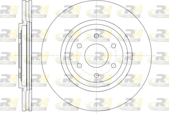 Roadhouse 61348.10 - Спирачен диск vvparts.bg