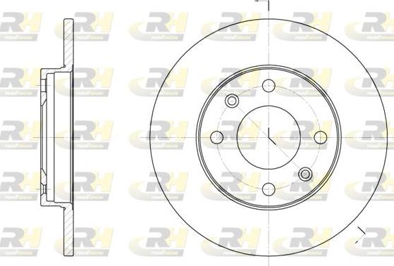 Roadhouse 6130.00 - Спирачен диск vvparts.bg