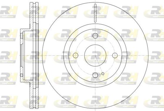 Roadhouse 61380.10 - Спирачен диск vvparts.bg