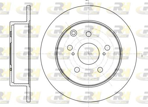 Roadhouse 61324.00 - Спирачен диск vvparts.bg