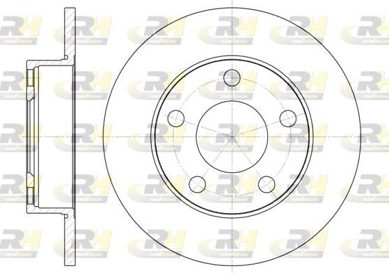 Roadhouse 6124.00 - Спирачен диск vvparts.bg