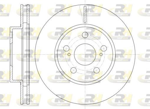 Roadhouse 61250.10 - Спирачен диск vvparts.bg