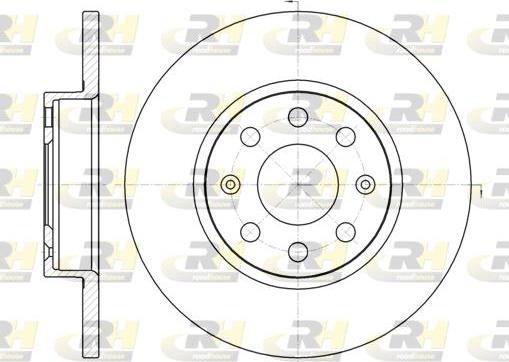 Roadhouse 61209.00 - Спирачен диск vvparts.bg