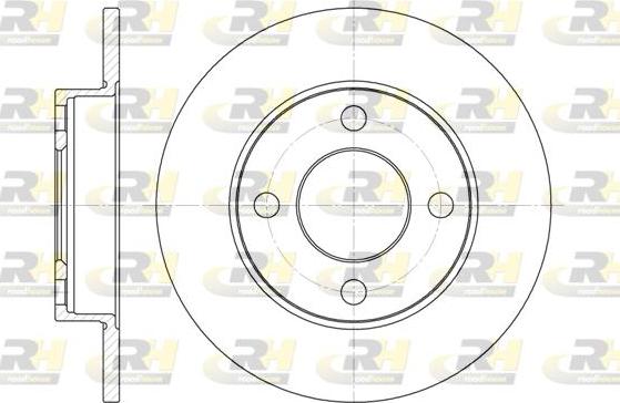 Roadhouse 6120.00 - Спирачен диск vvparts.bg