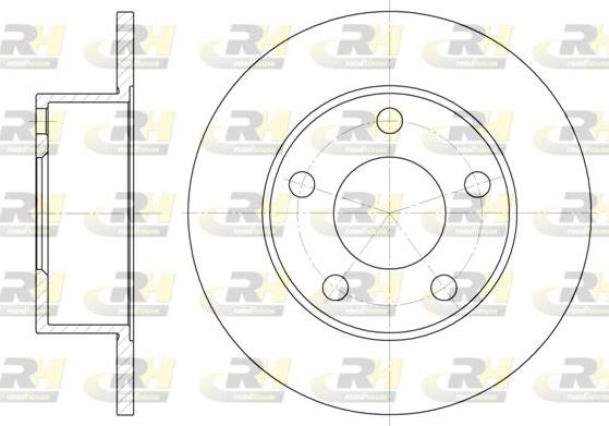 Roadhouse 6121.00 - Спирачен диск vvparts.bg