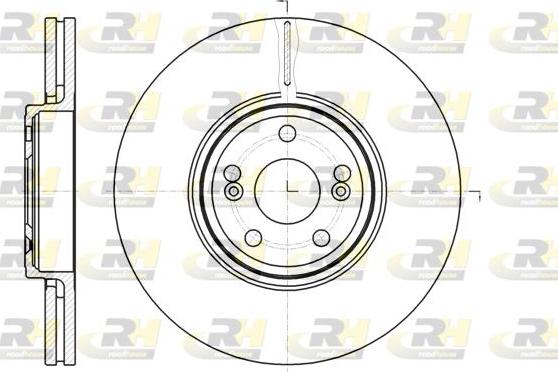 Roadhouse 61234.10 - Спирачен диск vvparts.bg