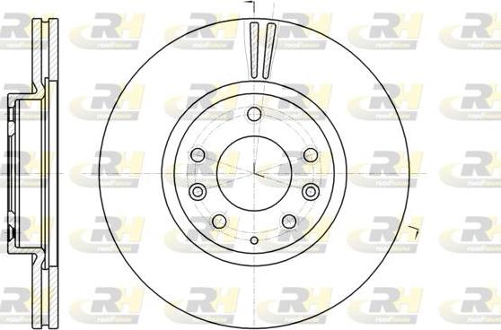 Roadhouse 61235.10 - Спирачен диск vvparts.bg