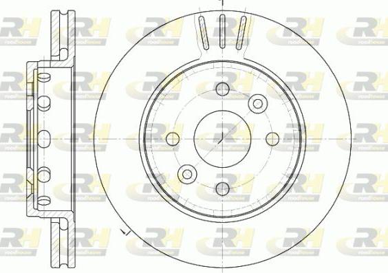 Roadhouse 61272.10 - Спирачен диск vvparts.bg