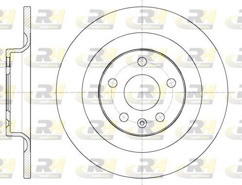 Roadhouse 61796.00 - Спирачен диск vvparts.bg