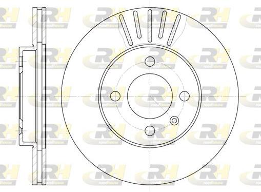 Roadhouse 6175.10 - Спирачен диск vvparts.bg