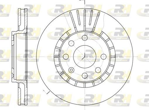 Roadhouse 6178.10 - Спирачен диск vvparts.bg