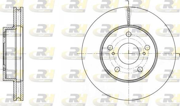 Roadhouse 61733.10 - Спирачен диск vvparts.bg