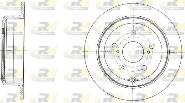 Roadhouse 61732.00 - Спирачен диск vvparts.bg